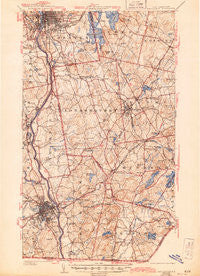Manchester New Hampshire Historical topographic map, 1:62500 scale, 15 X 15 Minute, Year 1941