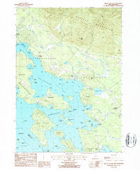 Melvin Village New Hampshire Historical topographic map, 1:24000 scale, 7.5 X 7.5 Minute, Year 1987