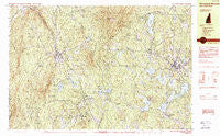 Monadnock Mountain New Hampshire Historical topographic map, 1:25000 scale, 7.5 X 15 Minute, Year 1984