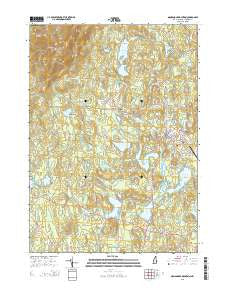 Monadnock Mountain New Hampshire Current topographic map, 1:24000 scale, 7.5 X 7.5 Minute, Year 2015