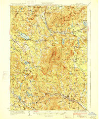 Mount Kearsarge New Hampshire Historical topographic map, 1:62500 scale, 15 X 15 Minute, Year 1928