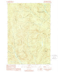 Mount Pisgah New Hampshire Historical topographic map, 1:24000 scale, 7.5 X 7.5 Minute, Year 1989