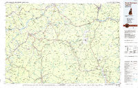 Mount Washington New Hampshire Historical topographic map, 1:100000 scale, 30 X 60 Minute, Year 1986