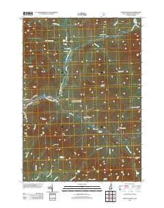 Mount Osceola New Hampshire Historical topographic map, 1:24000 scale, 7.5 X 7.5 Minute, Year 2012