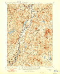 Mt. Cube New Hampshire Historical topographic map, 1:62500 scale, 15 X 15 Minute, Year 1933