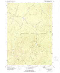 Mt. Moosilauke New Hampshire Historical topographic map, 1:24000 scale, 7.5 X 7.5 Minute, Year 1967