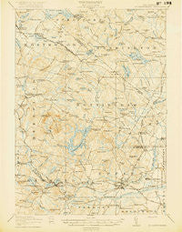 Mt. Pawtuckaway New Hampshire Historical topographic map, 1:62500 scale, 15 X 15 Minute, Year 1919