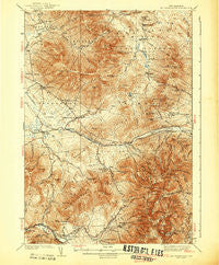 Mt. Washington New Hampshire Historical topographic map, 1:62500 scale, 15 X 15 Minute, Year 1938