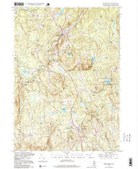 New Boston New Hampshire Historical topographic map, 1:24000 scale, 7.5 X 7.5 Minute, Year 1995