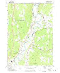 Newbury Vermont Historical topographic map, 1:24000 scale, 7.5 X 7.5 Minute, Year 1973