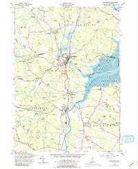Newmarket New Hampshire Historical topographic map, 1:24000 scale, 7.5 X 7.5 Minute, Year 1956