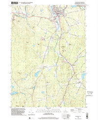 Newport New Hampshire Historical topographic map, 1:24000 scale, 7.5 X 7.5 Minute, Year 1998