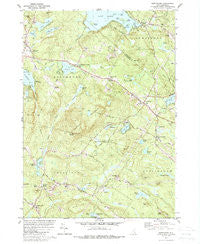 Northwood New Hampshire Historical topographic map, 1:24000 scale, 7.5 X 7.5 Minute, Year 1981