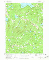 Northwood New Hampshire Historical topographic map, 1:24000 scale, 7.5 X 7.5 Minute, Year 1981