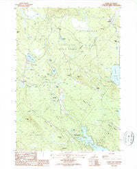 Ossipee New Hampshire Historical topographic map, 1:24000 scale, 7.5 X 7.5 Minute, Year 1987