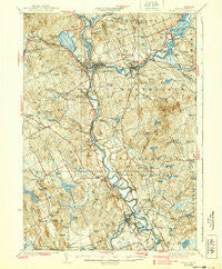 Penacook New Hampshire Historical topographic map, 1:62500 scale, 15 X 15 Minute, Year 1927