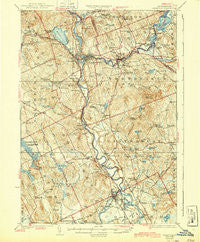 Penacook New Hampshire Historical topographic map, 1:62500 scale, 15 X 15 Minute, Year 1927