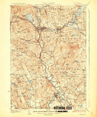 Penacook New Hampshire Historical topographic map, 1:62500 scale, 15 X 15 Minute, Year 1927
