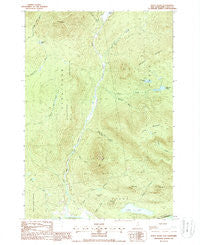 Percy Peaks New Hampshire Historical topographic map, 1:24000 scale, 7.5 X 7.5 Minute, Year 1988