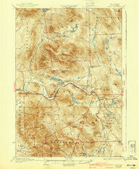 Percy New Hampshire Historical topographic map, 1:62500 scale, 15 X 15 Minute, Year 1934