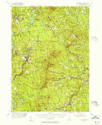 Peterborough New Hampshire Historical topographic map, 1:62500 scale, 15 X 15 Minute, Year 1953