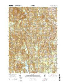Pinardville New Hampshire Current topographic map, 1:24000 scale, 7.5 X 7.5 Minute, Year 2015
