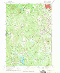 Pinardville New Hampshire Historical topographic map, 1:24000 scale, 7.5 X 7.5 Minute, Year 1968