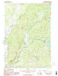 Pittsburg New Hampshire Historical topographic map, 1:24000 scale, 7.5 X 7.5 Minute, Year 1989