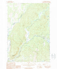 Pittsburg New Hampshire Historical topographic map, 1:24000 scale, 7.5 X 7.5 Minute, Year 1989