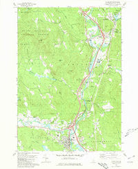Plymouth New Hampshire Historical topographic map, 1:24000 scale, 7.5 X 7.5 Minute, Year 1980