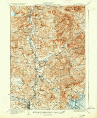 Plymouth New Hampshire Historical topographic map, 1:62500 scale, 15 X 15 Minute, Year 1931