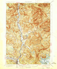 Plymouth New Hampshire Historical topographic map, 1:62500 scale, 15 X 15 Minute, Year 1931