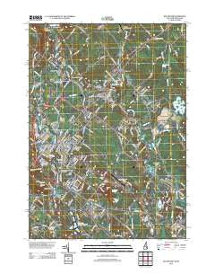 Rochester New Hampshire Historical topographic map, 1:24000 scale, 7.5 X 7.5 Minute, Year 2012
