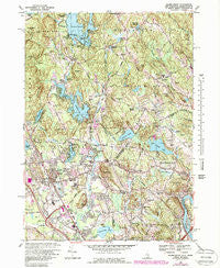 Salem Depot New Hampshire Historical topographic map, 1:24000 scale, 7.5 X 7.5 Minute, Year 1968