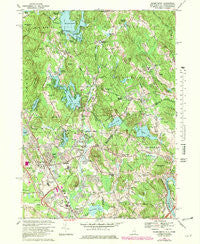 Salem Depot New Hampshire Historical topographic map, 1:24000 scale, 7.5 X 7.5 Minute, Year 1968