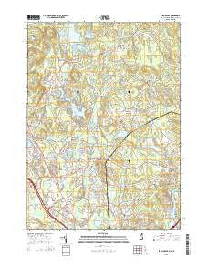 Salem Depot New Hampshire Current topographic map, 1:24000 scale, 7.5 X 7.5 Minute, Year 2015