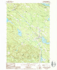 Sanbornville New Hampshire Historical topographic map, 1:24000 scale, 7.5 X 7.5 Minute, Year 1987
