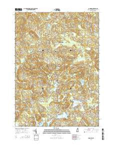Sandown New Hampshire Current topographic map, 1:24000 scale, 7.5 X 7.5 Minute, Year 2015