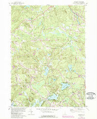 Sandown New Hampshire Historical topographic map, 1:24000 scale, 7.5 X 7.5 Minute, Year 1981