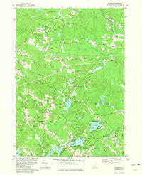 Sandown New Hampshire Historical topographic map, 1:24000 scale, 7.5 X 7.5 Minute, Year 1981