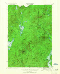Second Lake New Hampshire Historical topographic map, 1:62500 scale, 15 X 15 Minute, Year 1927