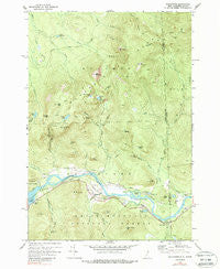 Shelburne New Hampshire Historical topographic map, 1:24000 scale, 7.5 X 7.5 Minute, Year 1970