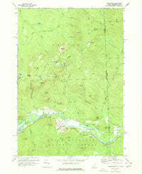 Shelburne New Hampshire Historical topographic map, 1:24000 scale, 7.5 X 7.5 Minute, Year 1970