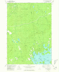 Squam Mountains New Hampshire Historical topographic map, 1:24000 scale, 7.5 X 7.5 Minute, Year 1980