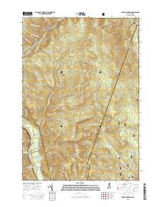 Stairs Mountain New Hampshire Current topographic map, 1:24000 scale, 7.5 X 7.5 Minute, Year 2015