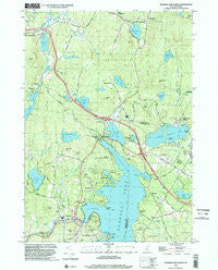 Sunapee Lake North New Hampshire Historical topographic map, 1:24000 scale, 7.5 X 7.5 Minute, Year 1998