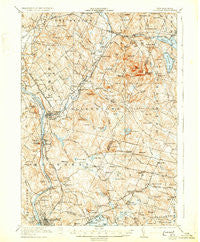 Suncook New Hampshire Historical topographic map, 1:62500 scale, 15 X 15 Minute, Year 1921