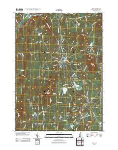 Troy New Hampshire Historical topographic map, 1:24000 scale, 7.5 X 7.5 Minute, Year 2012