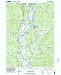 Walpole New Hampshire Historical topographic map, 1:24000 scale, 7.5 X 7.5 Minute, Year 1998