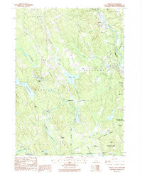 Webster New Hampshire Historical topographic map, 1:24000 scale, 7.5 X 7.5 Minute, Year 1987
